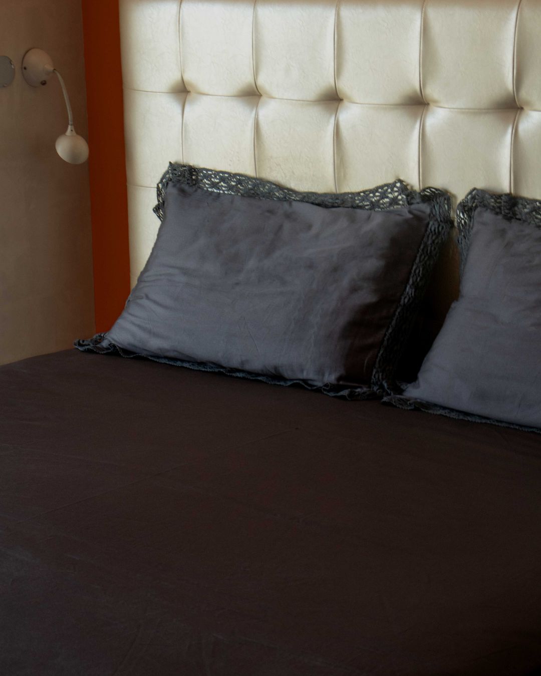 Charcoal Sateen Bedsheet Set