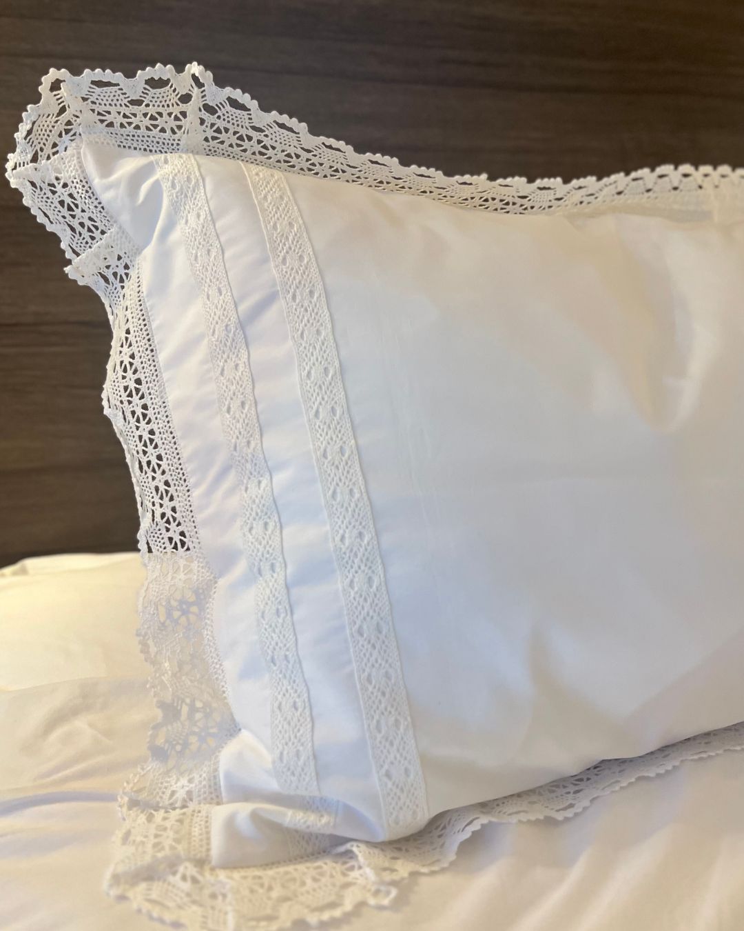 White Lotus Pillow Cases
