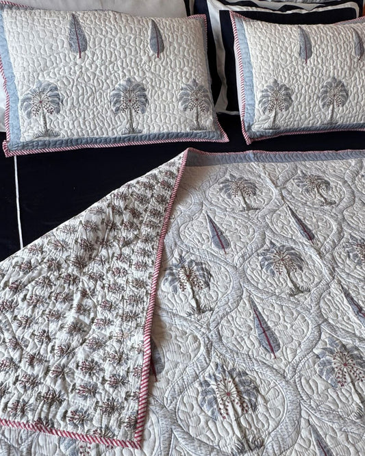 Kerala Palm Bedcover