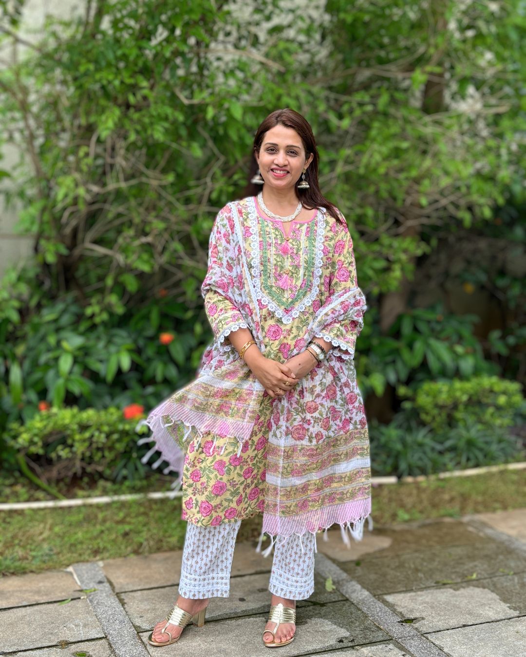 Utsav Yellow Stitched Suit