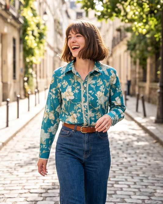 Mia Aqua Shirt