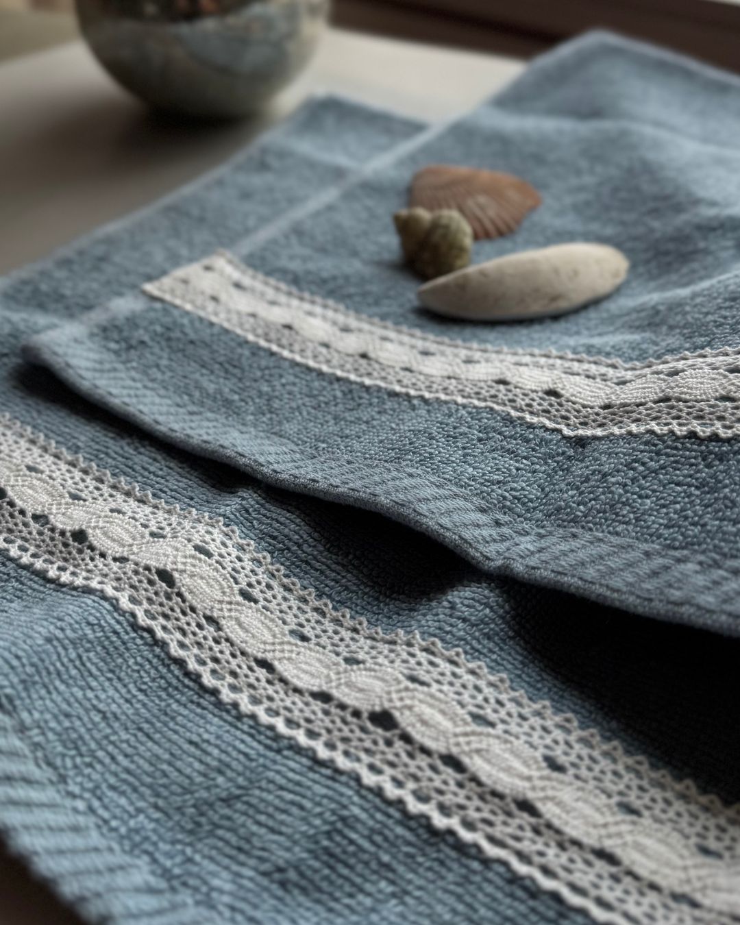Blue Hand Towels