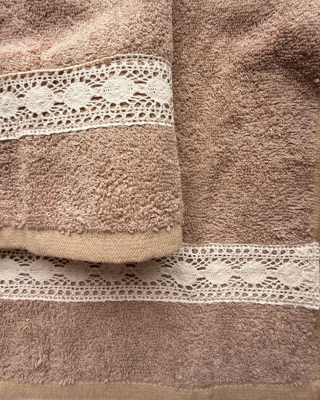 Villa Hand Towels Beige