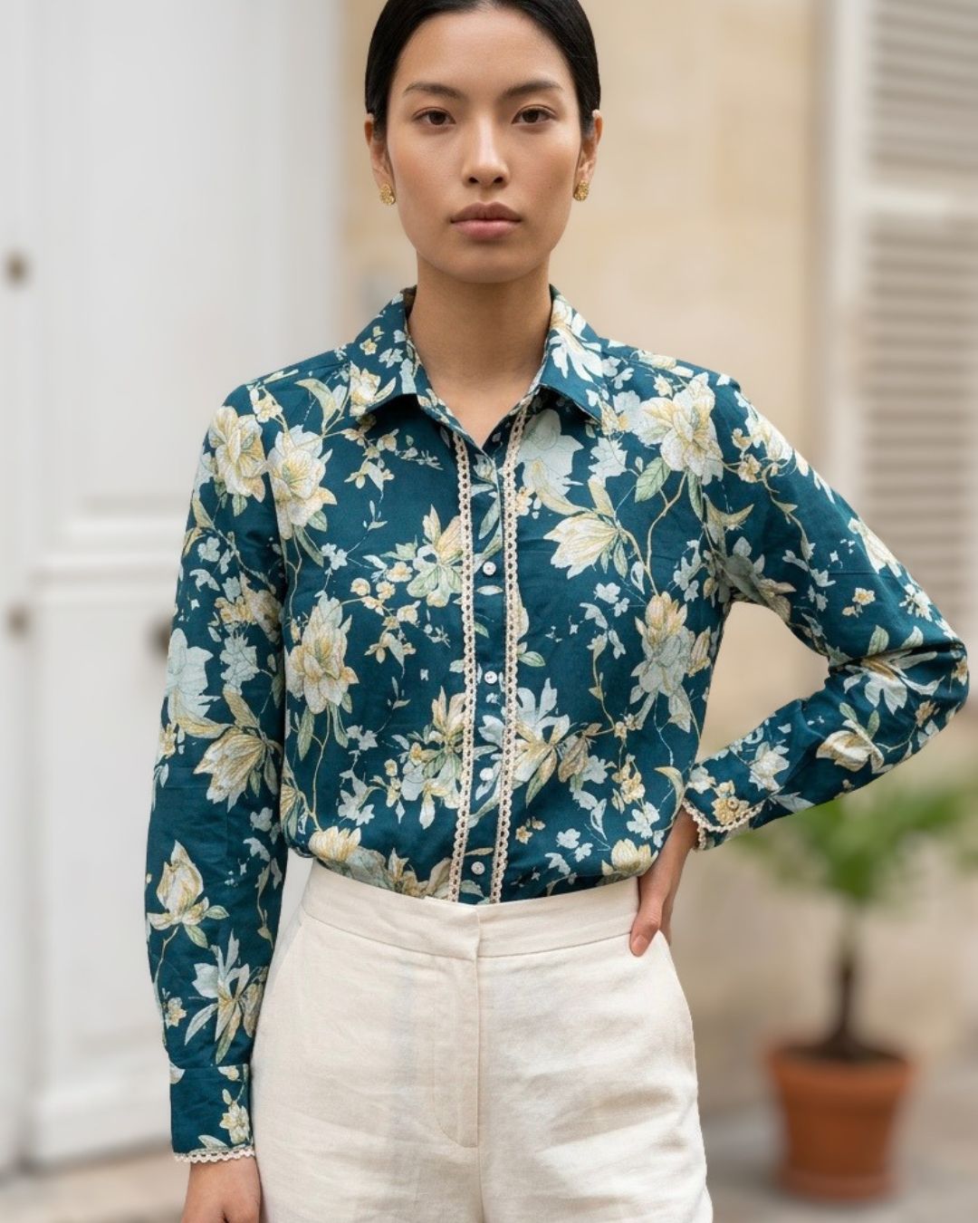 Mia Teal Shirt
