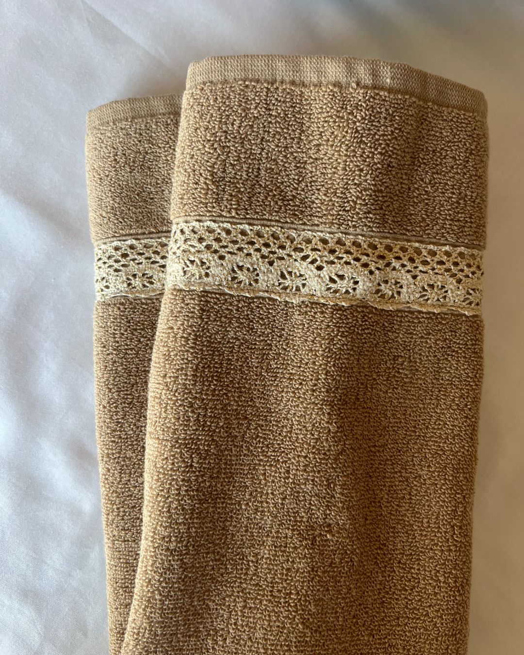 Villa Hand Towels Beige