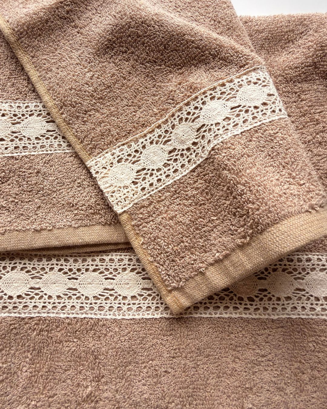 Villa Hand Towels Beige