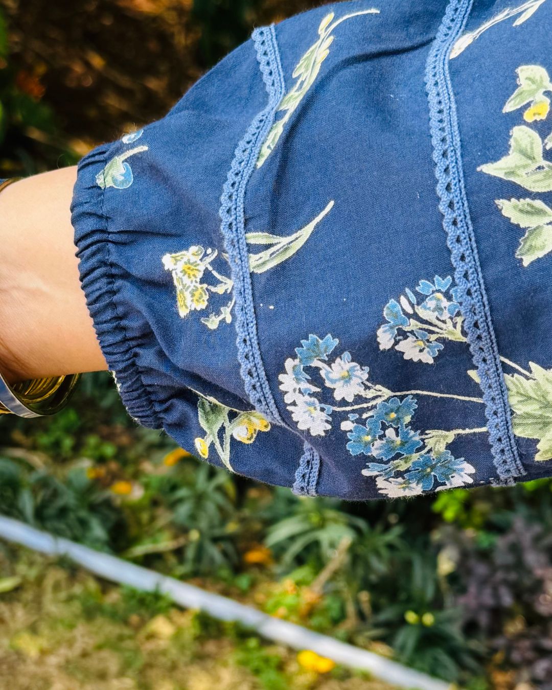 Wanderer Peasant Top Navy