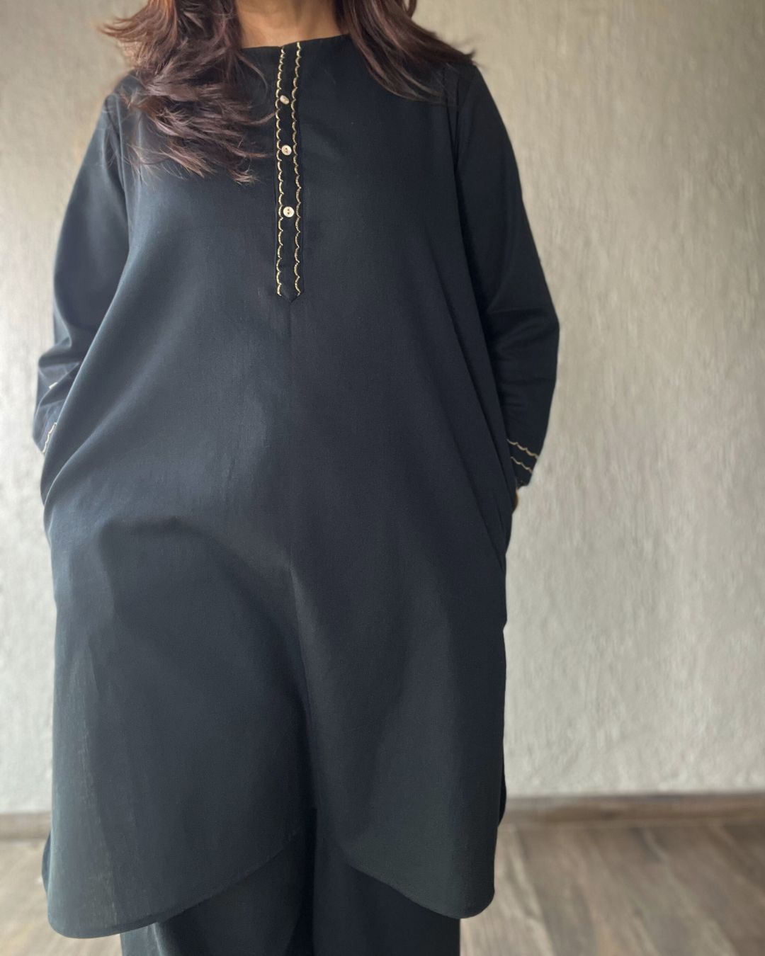 Amaya Black Kurta