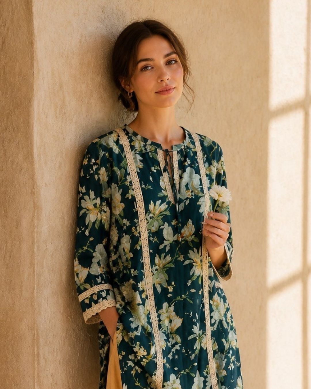 Mia Kurta Teal