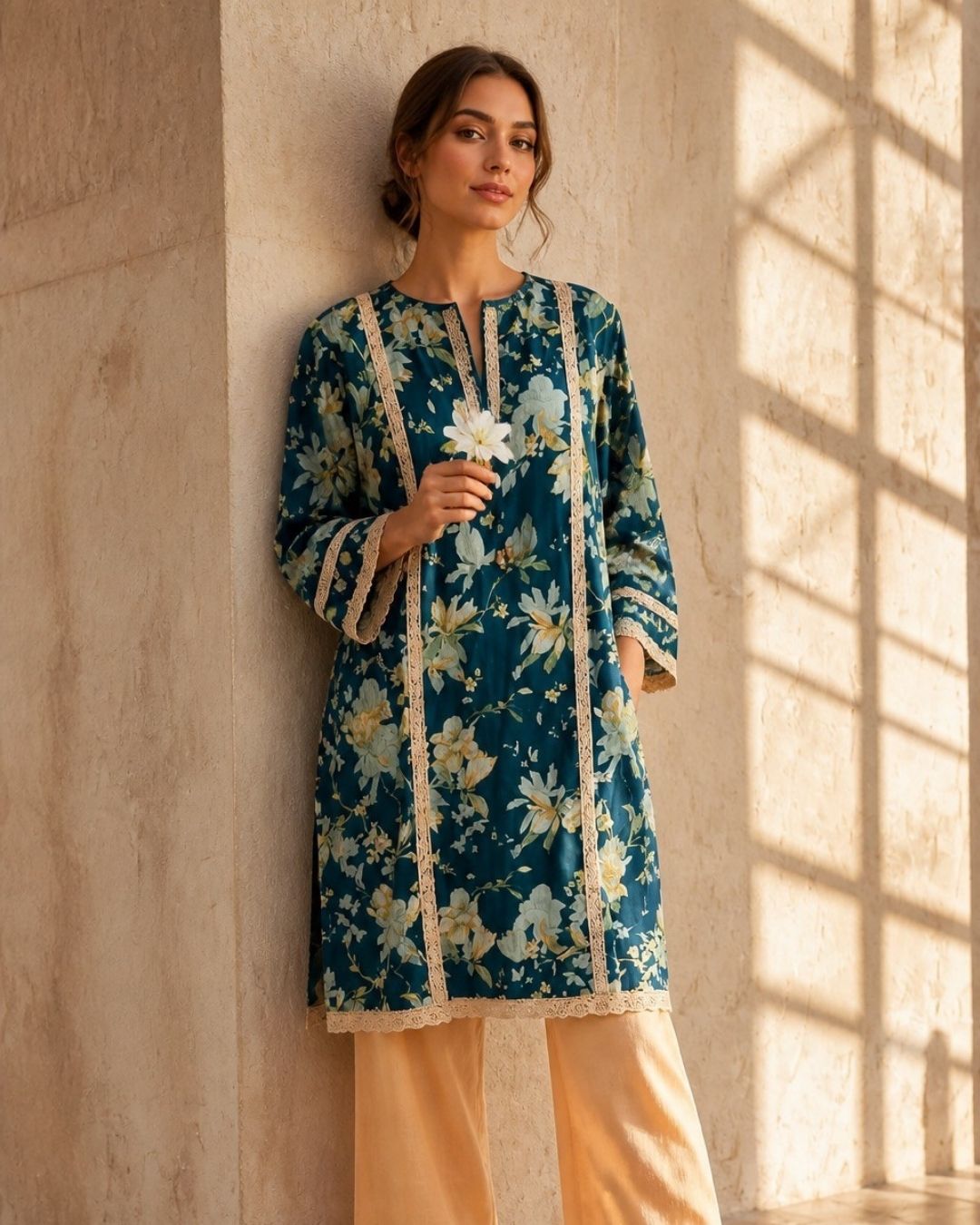 Mia Kurta Teal