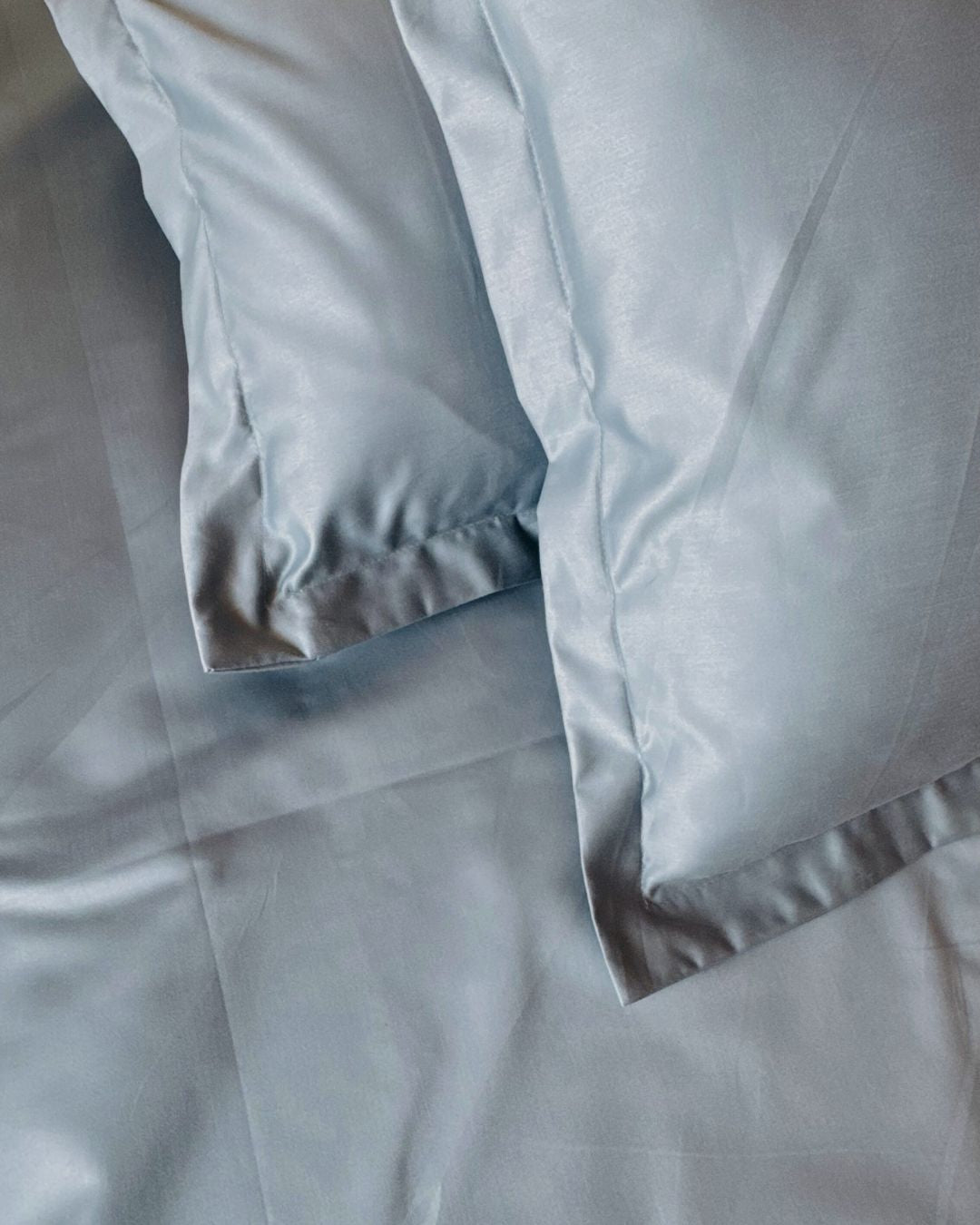 Smoke Grey Sateen Set