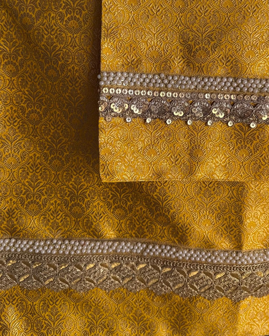 Deeya Marigold Silk Table Runner