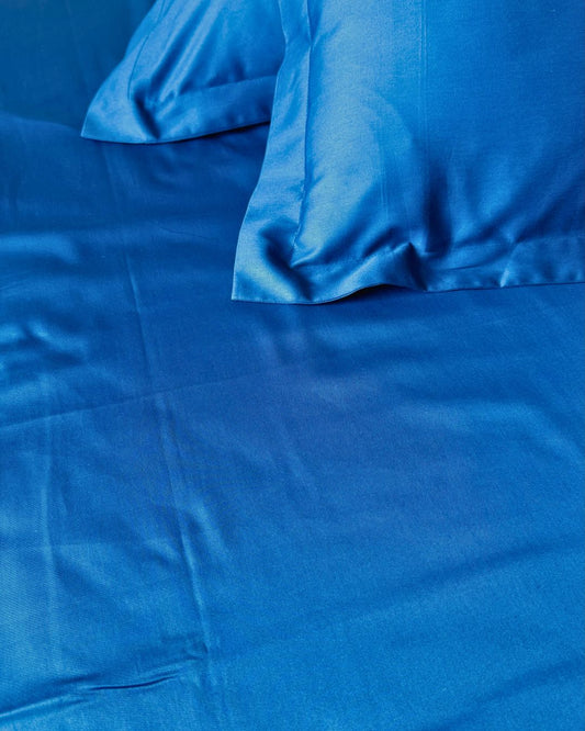 Ink Blue Sateen