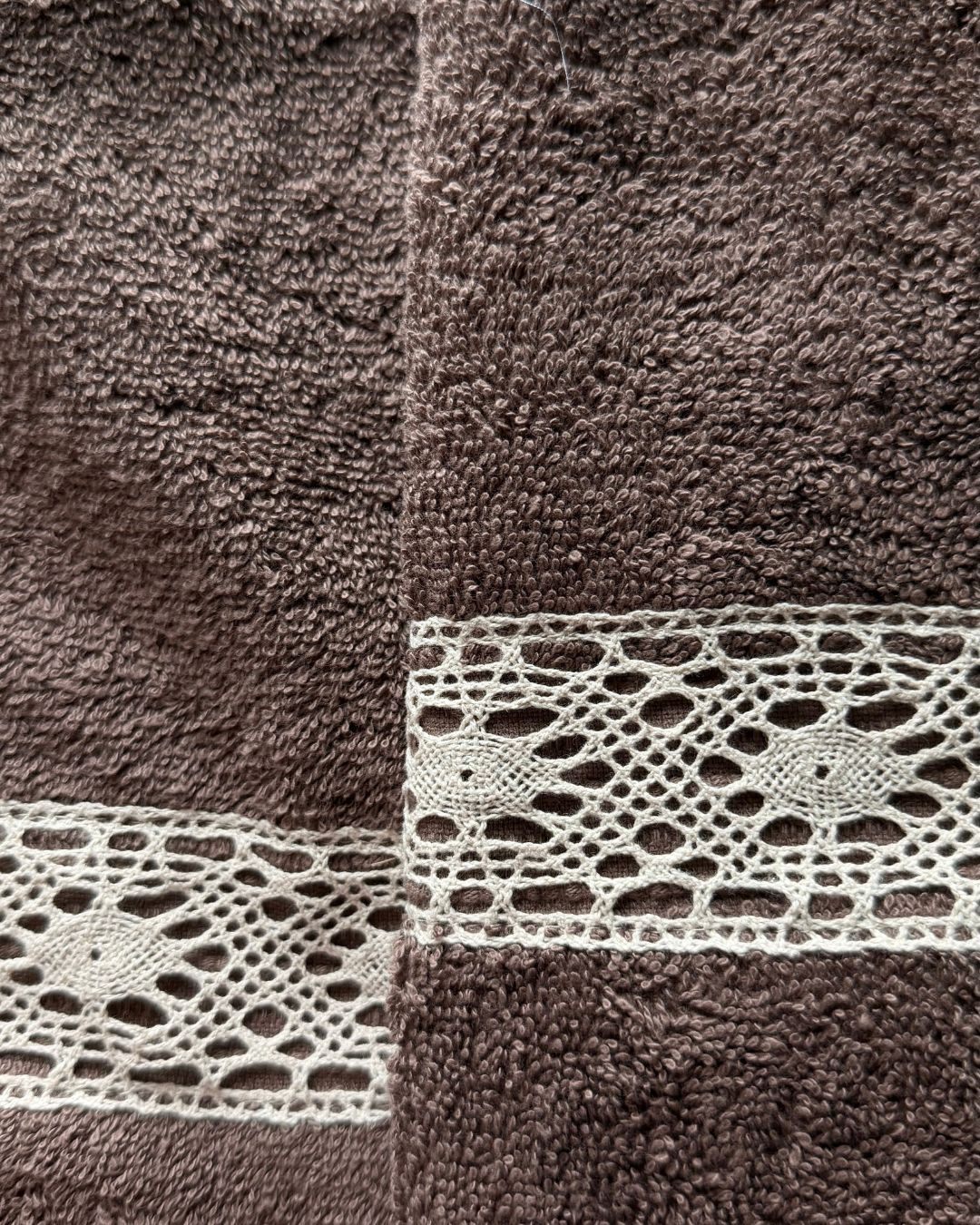 Villa Hand Towels Brown