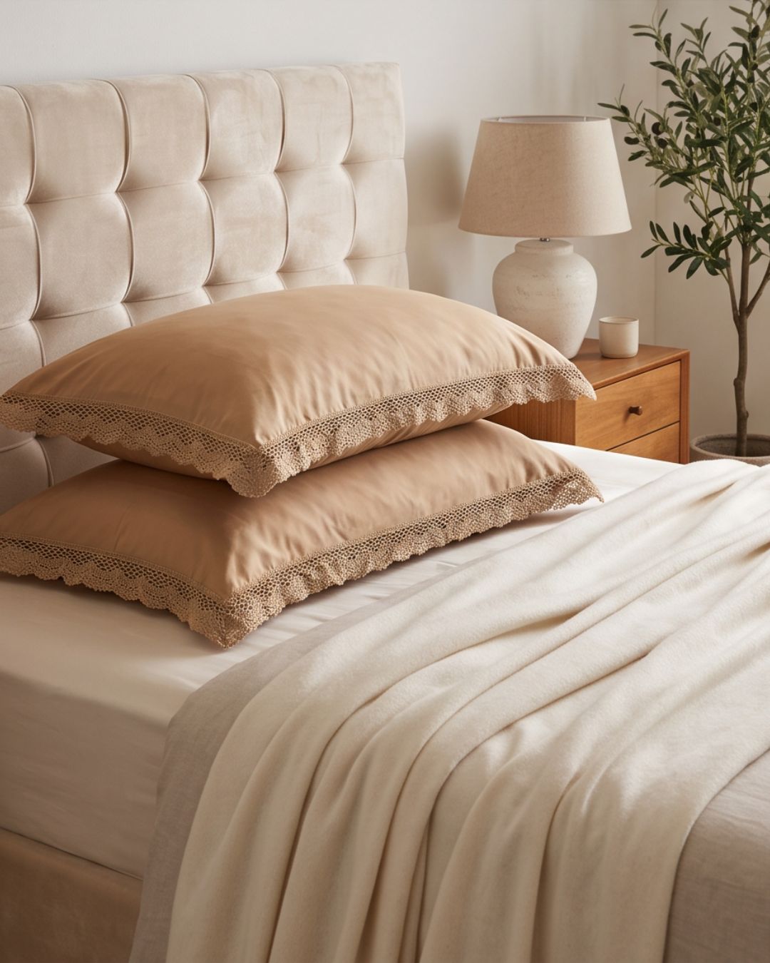 Beige Pillow Cases
