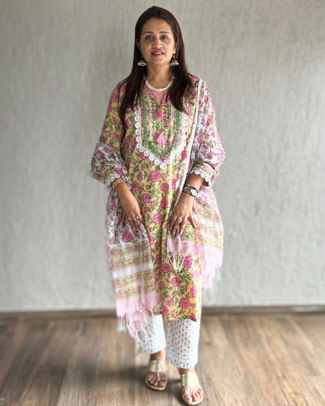 Utsav Yellow Stitched Suit