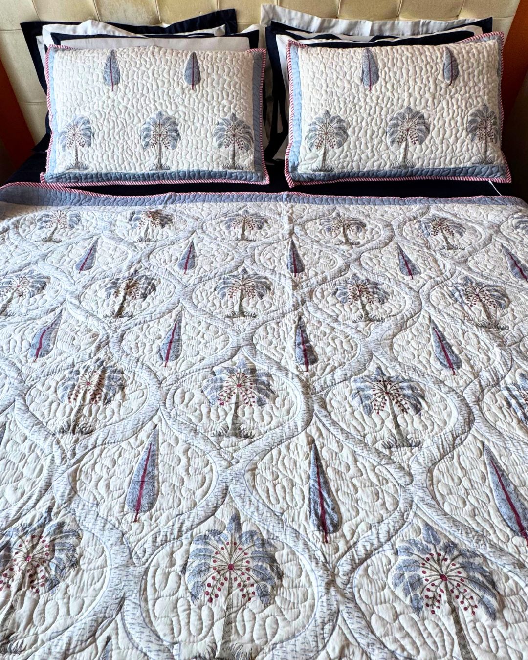 Kerala Palm Bedcover