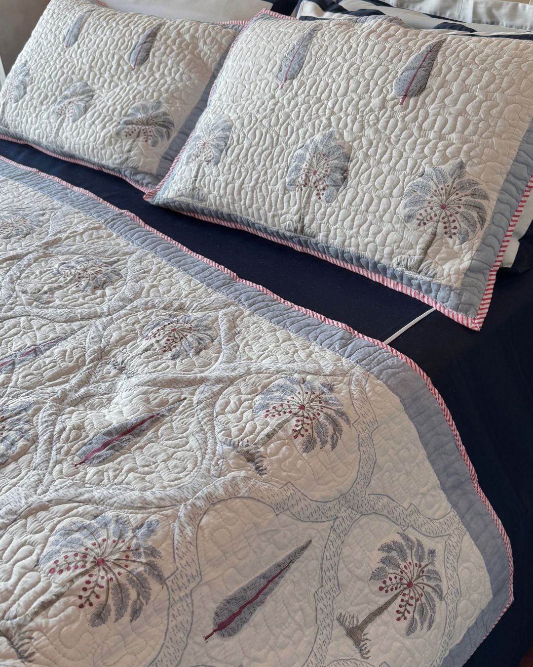 Kerala Palm Bedcover