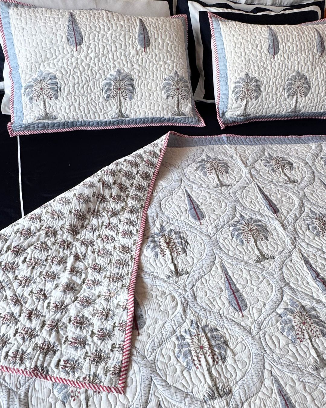 Kerala Palm Bedcover