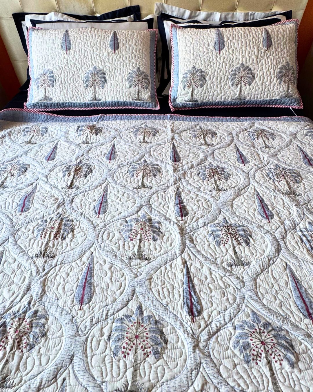 Kerala Palm Bedcover