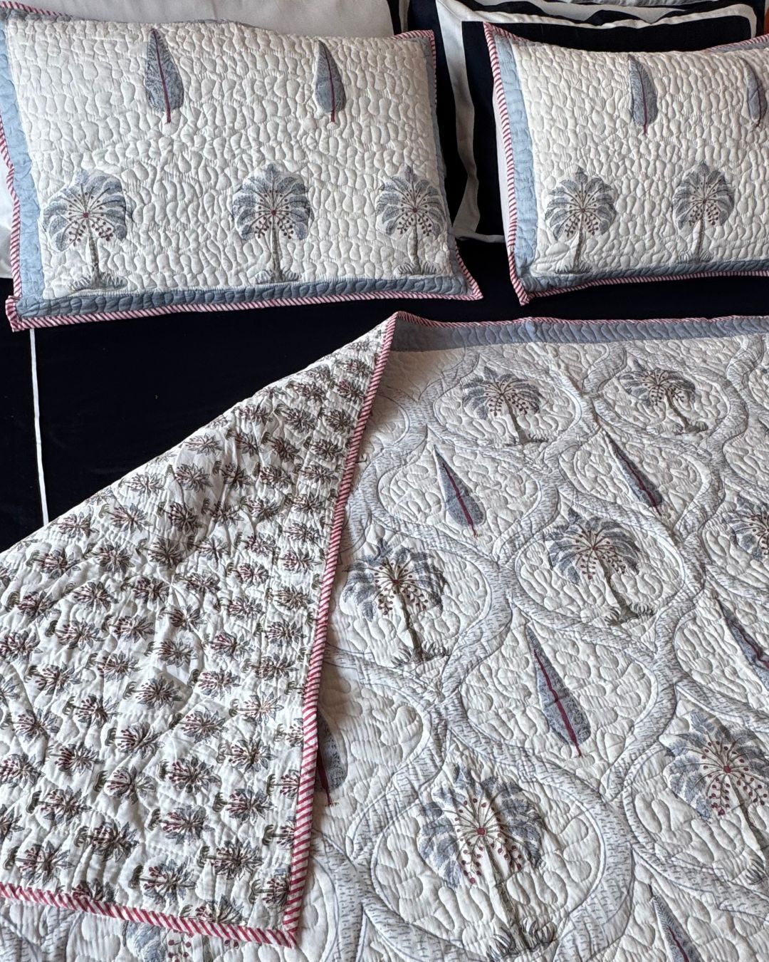 Kerala Palm Bedcover