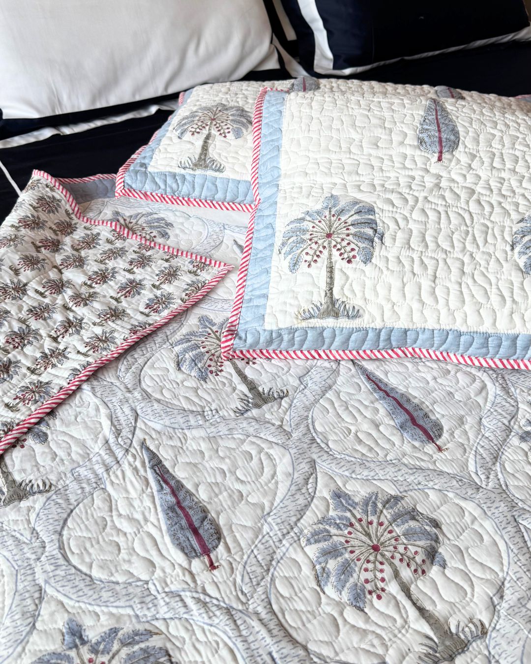 Kerala Palm Bedcover