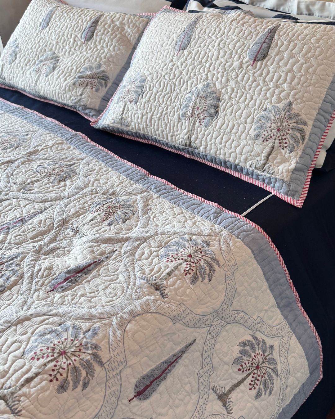 Kerala Palm Bedcover