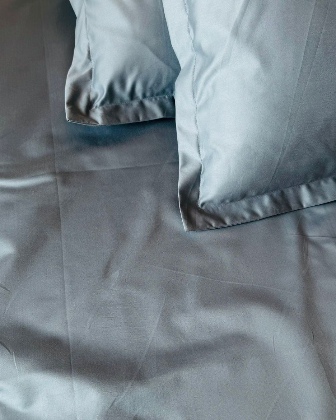 Smoke Grey Sateen Set