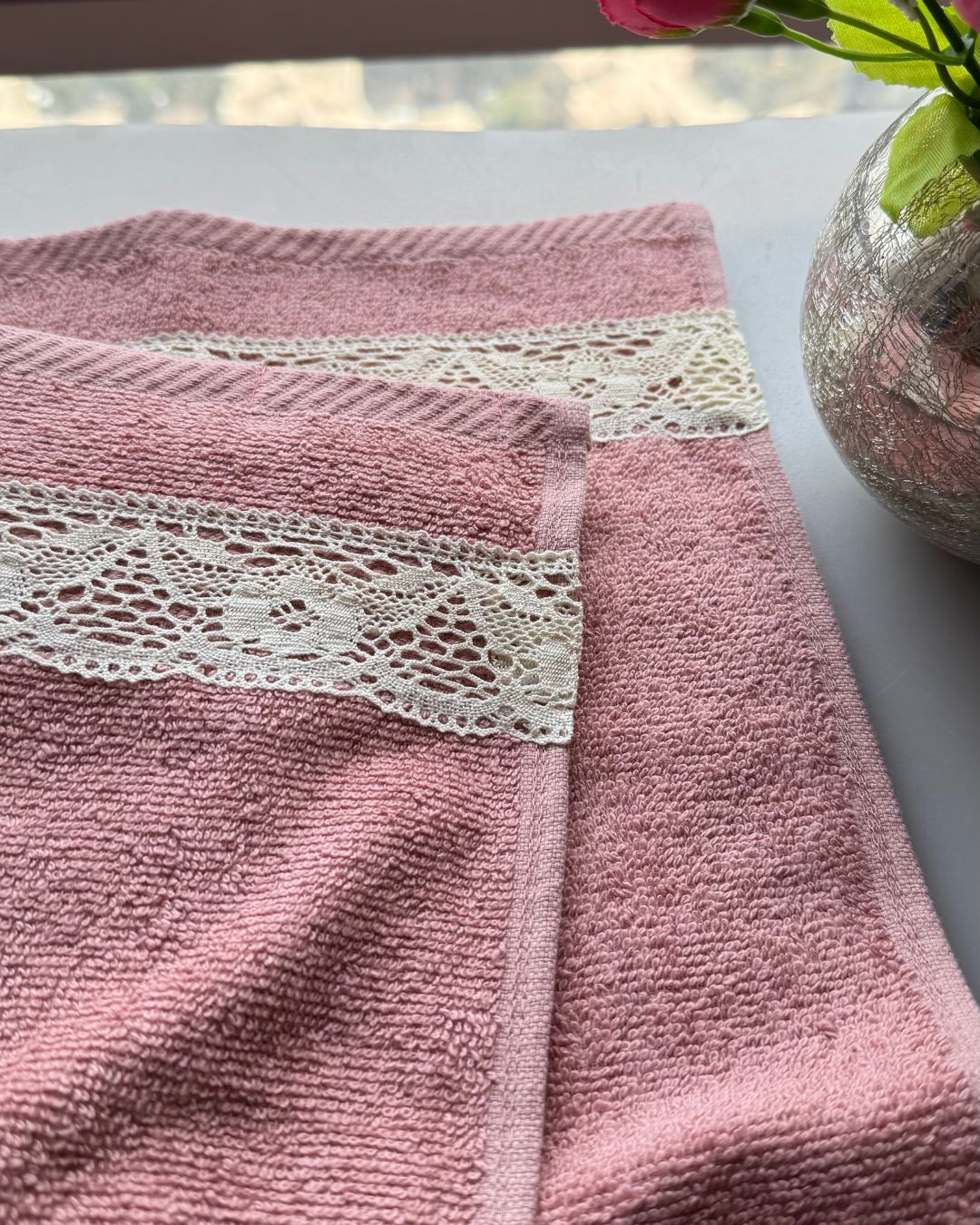 Dusty Pink Hand Towels