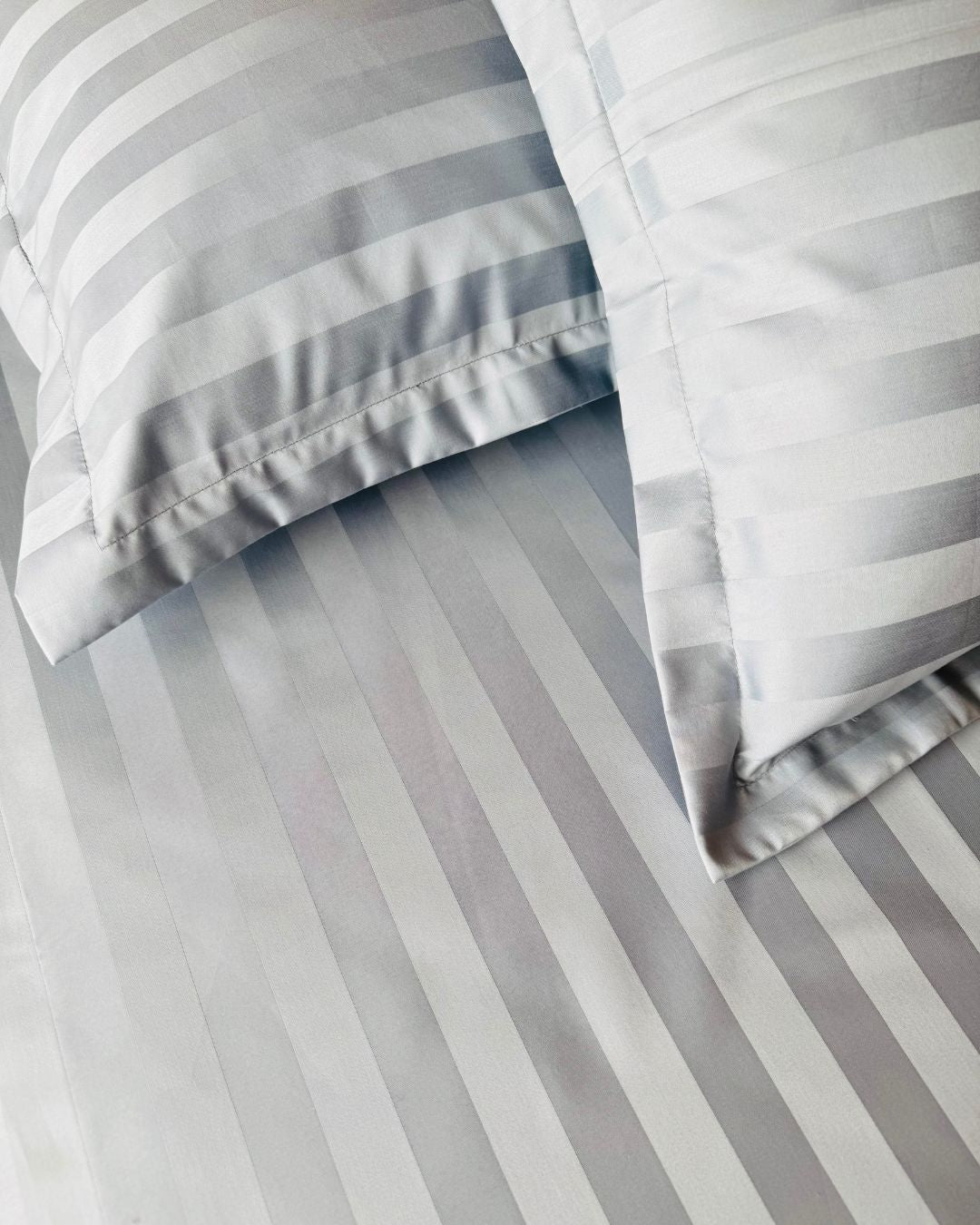Silver Grey Sateen Bedsheet Set