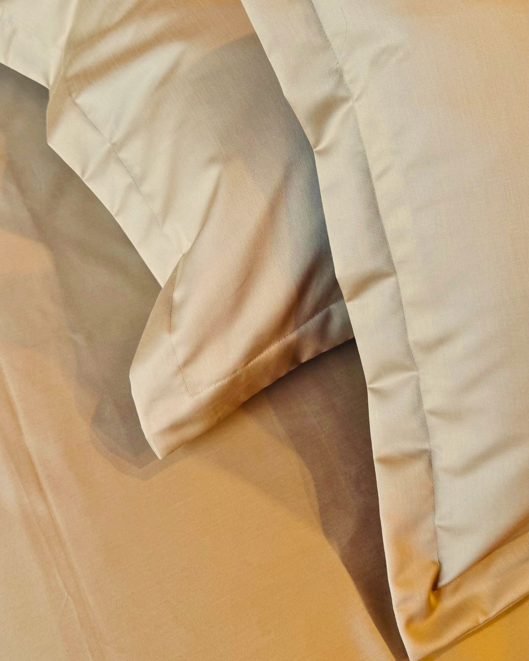 Gold Caramel Sateen Bedsheet Set