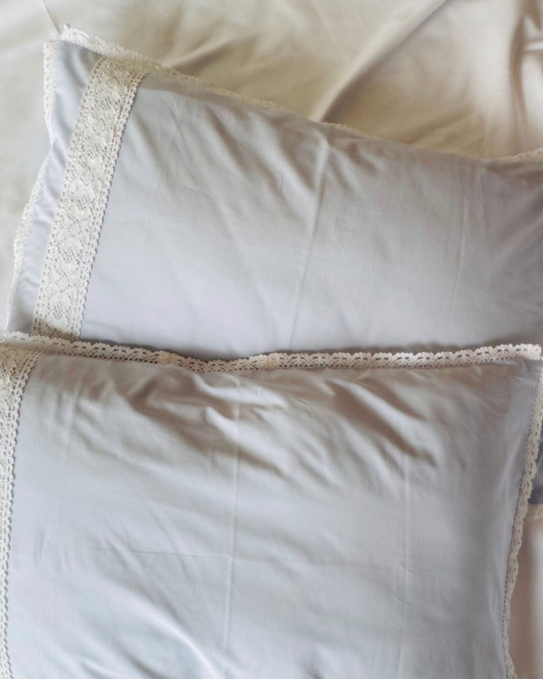 Jasmine Pillow Cases Skyblue