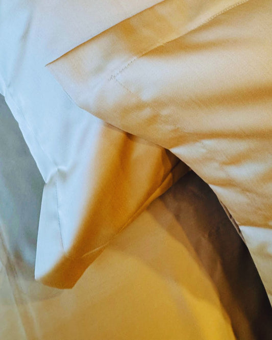 Gold Caramel Sateen Bedsheet Set