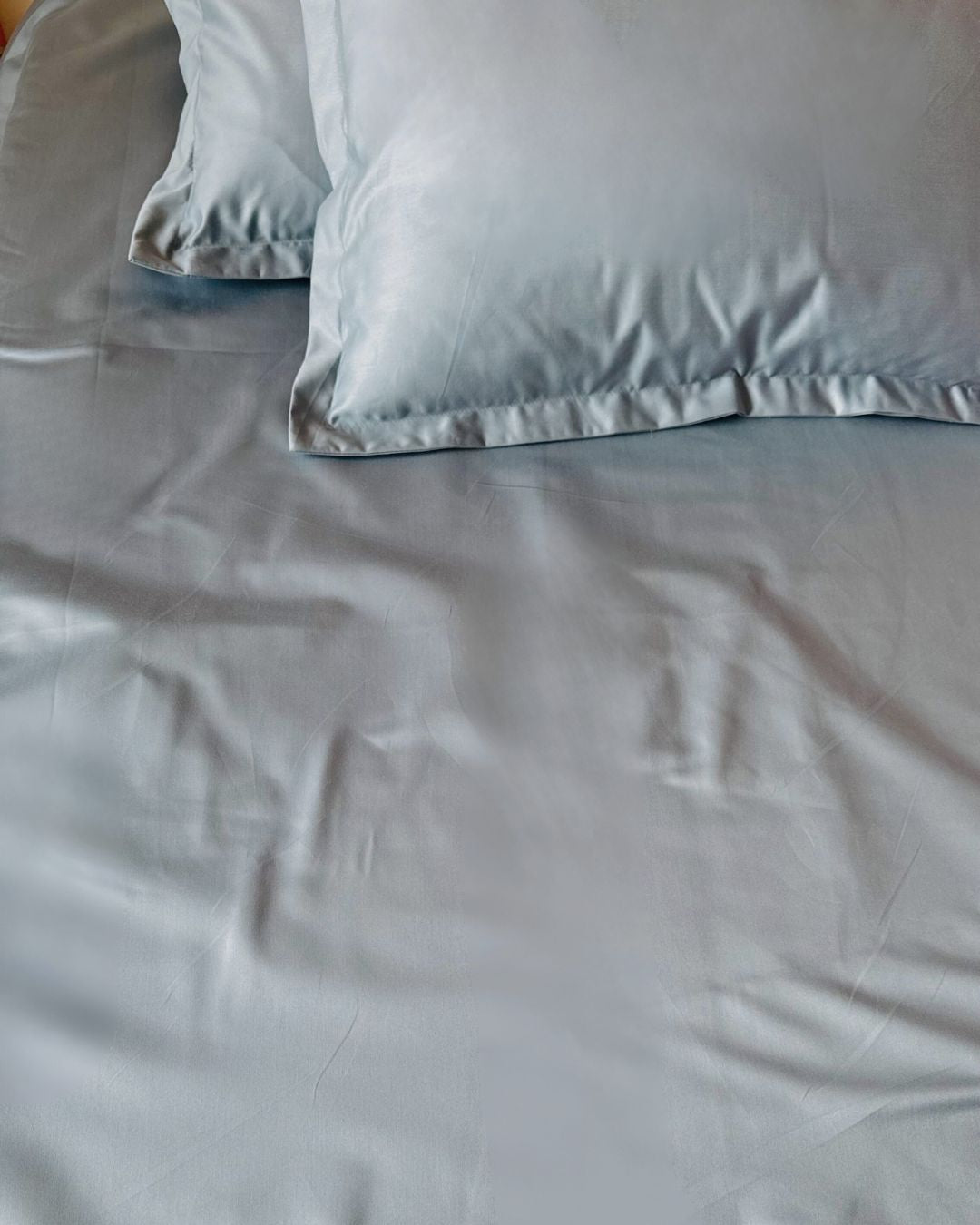 Smoke Grey Sateen Set