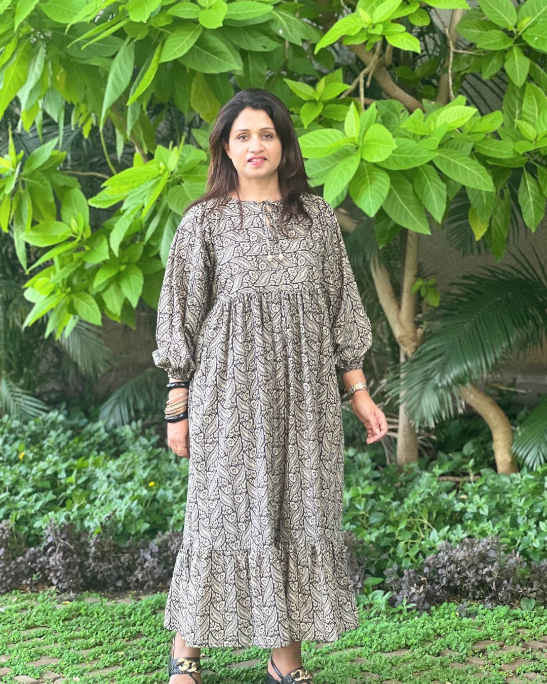 Amaya Printed Maxi Dress