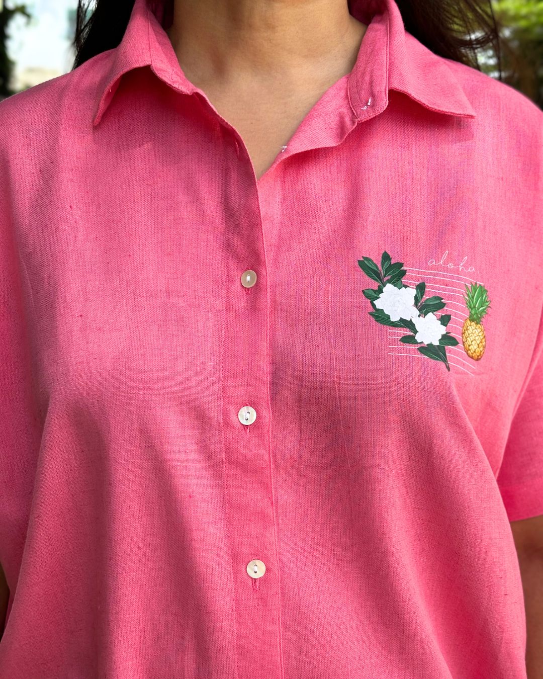 Aloha Pink Shirt