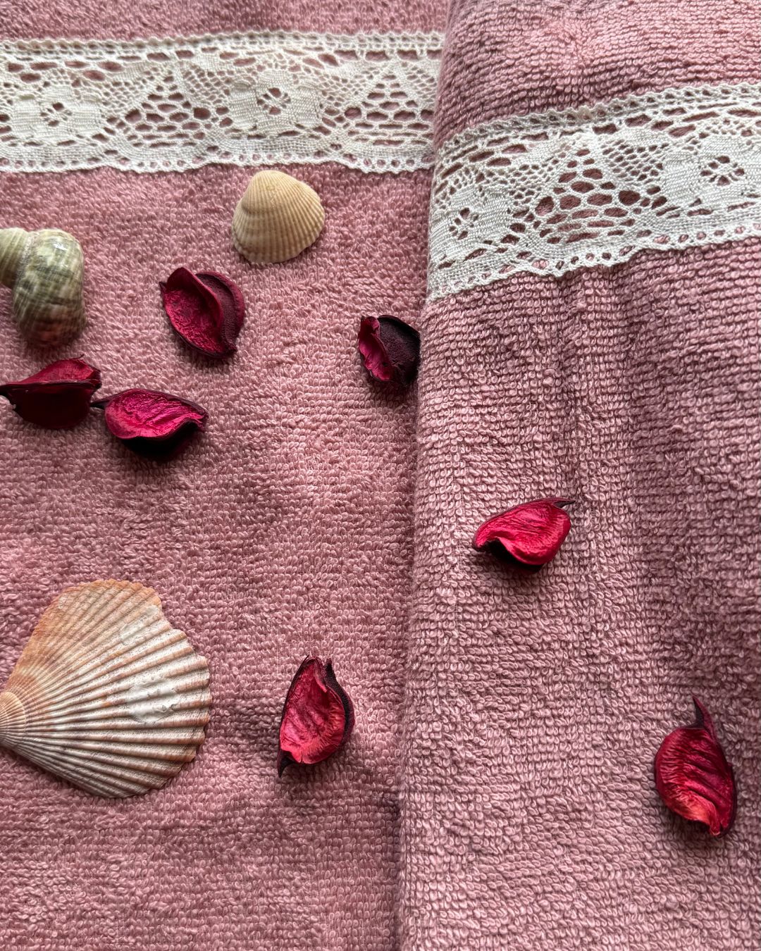 Dusty Pink Hand Towels
