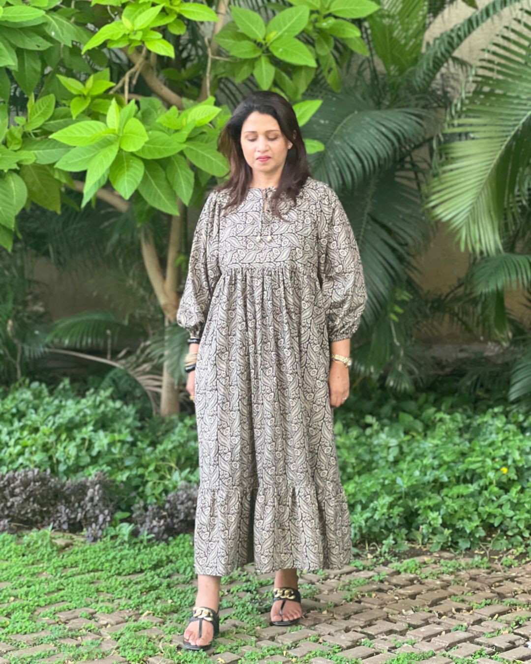 Amaya Printed Maxi Dress