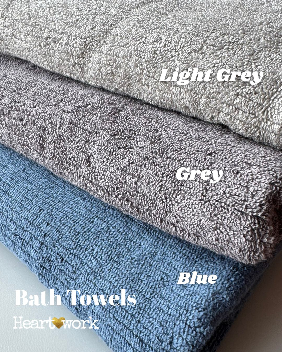 Dark Grey Bath Towel
