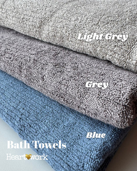 Dark Grey Bath Towel