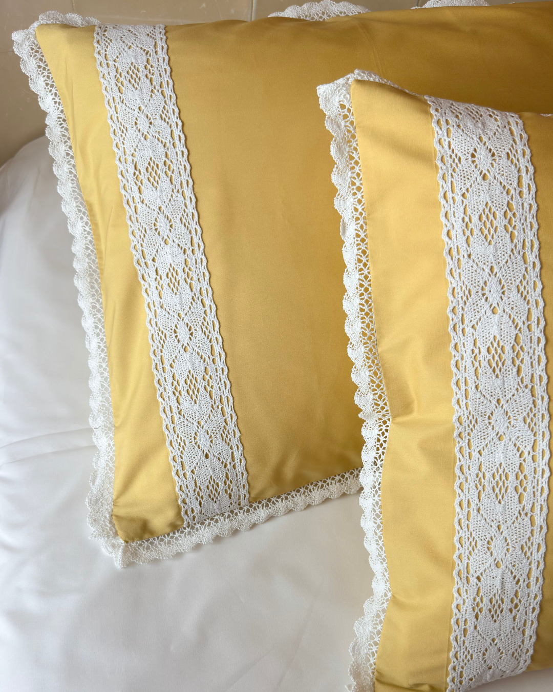 Jasmine Mustard Pillow cases