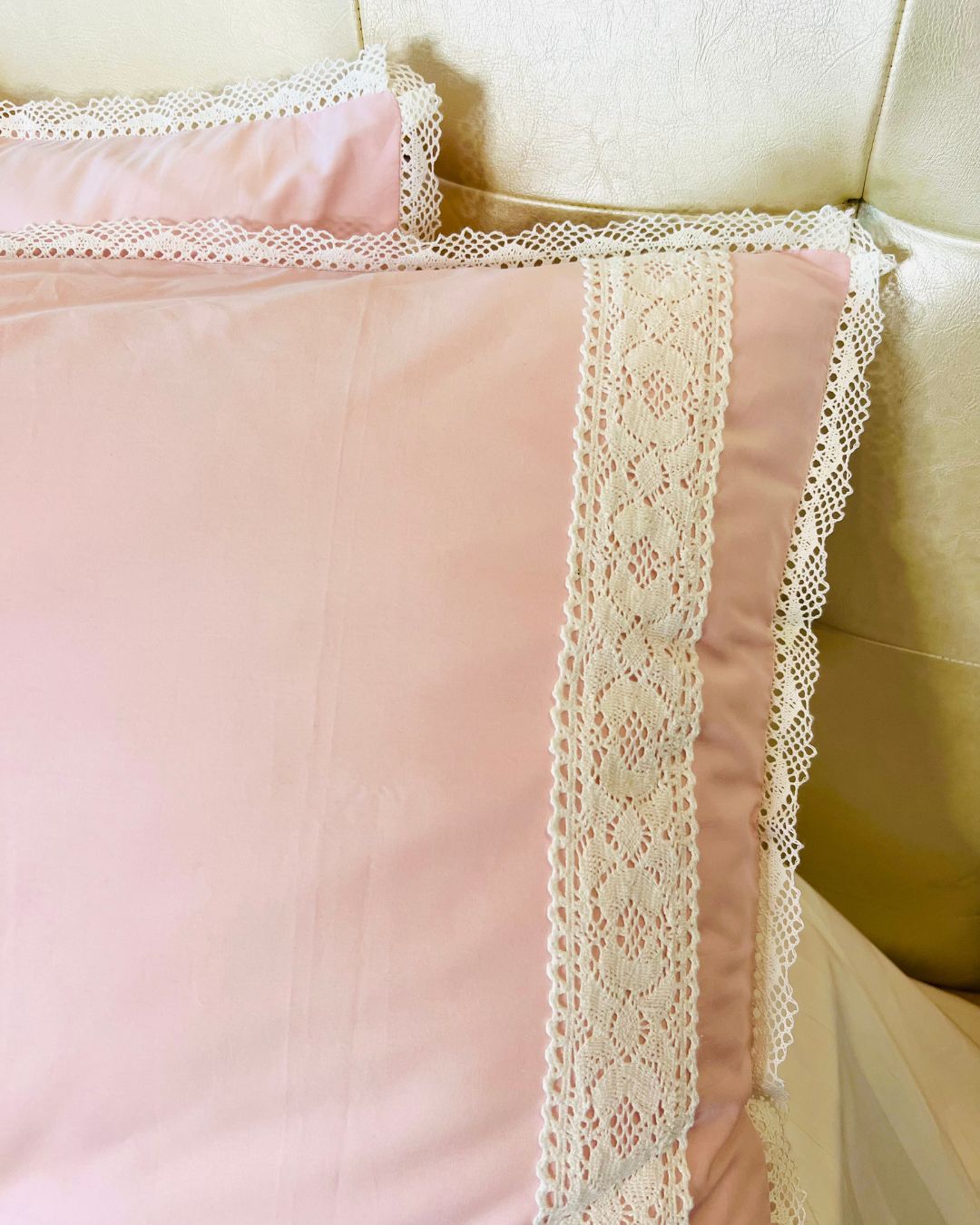 Jasmine Pillow Cases in Pink