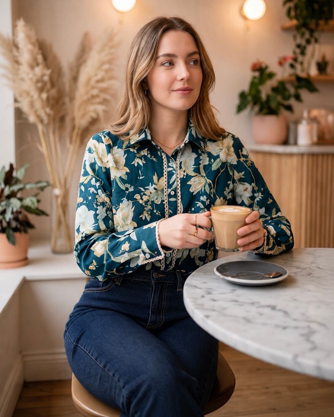 Mia Teal Shirt
