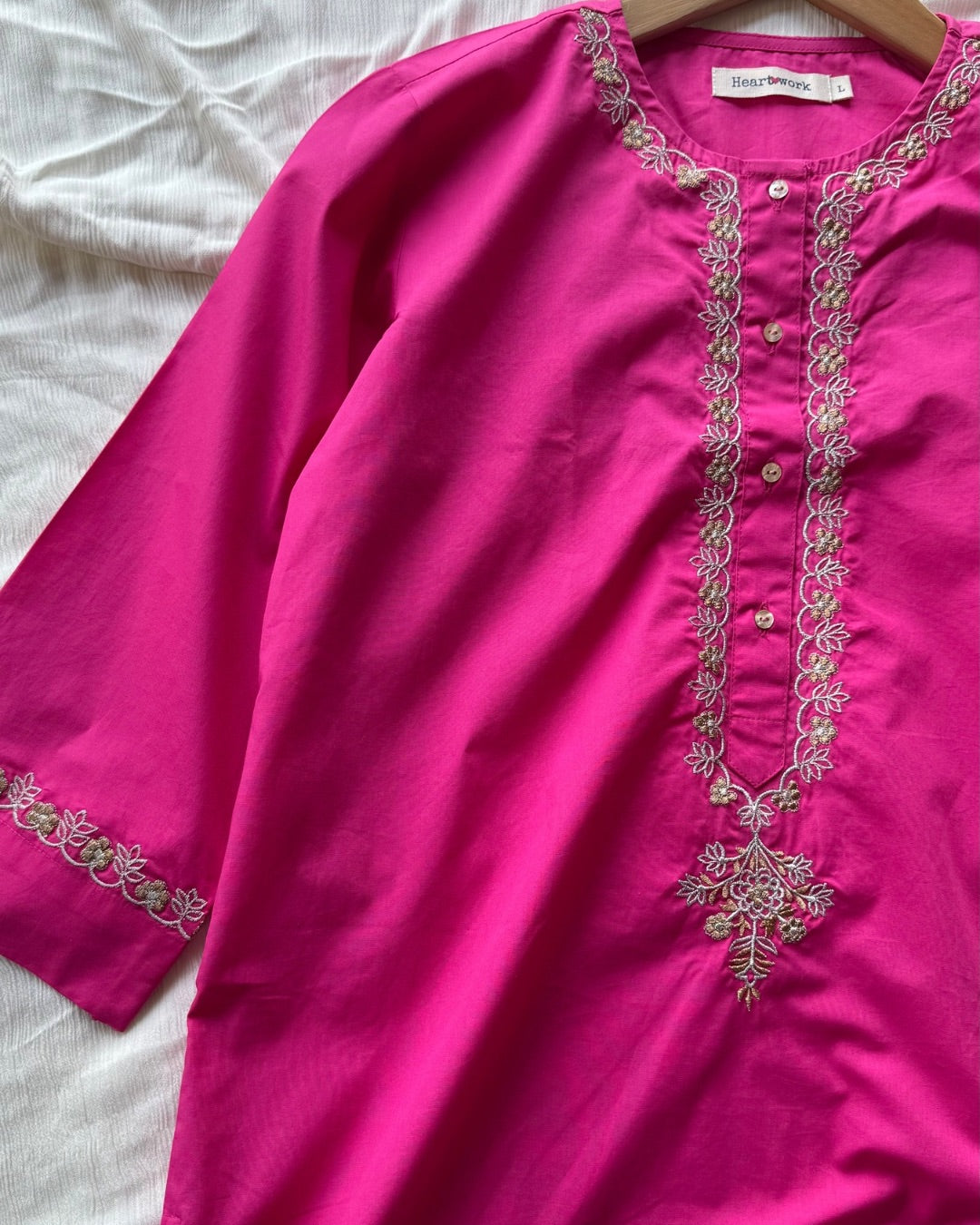 Zari Magenta Pink Coord Set