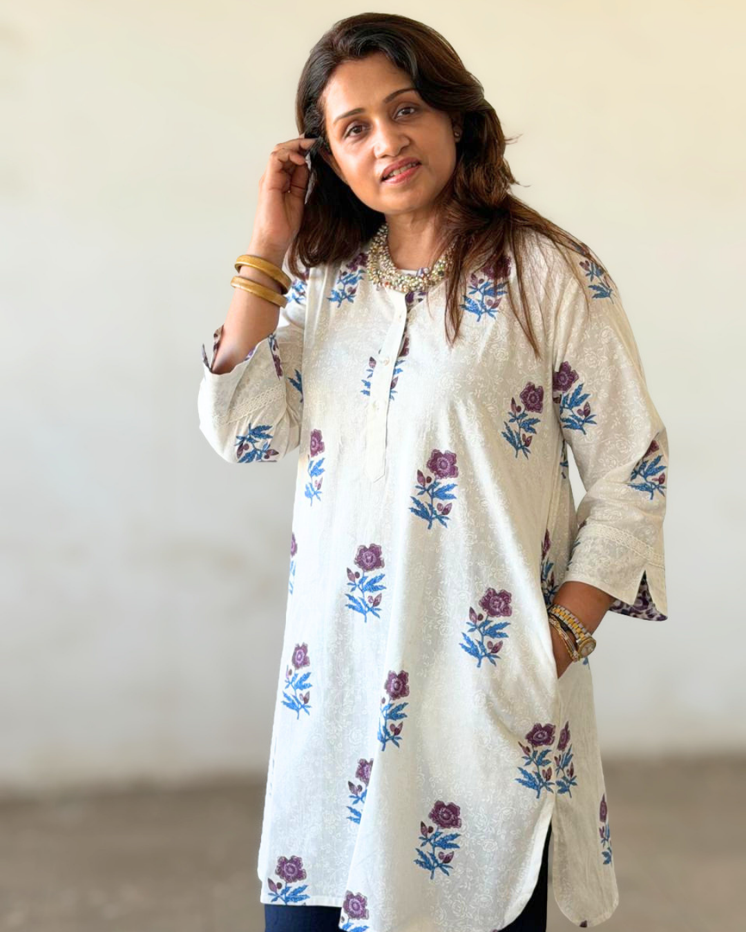 Parijat Short Kurta