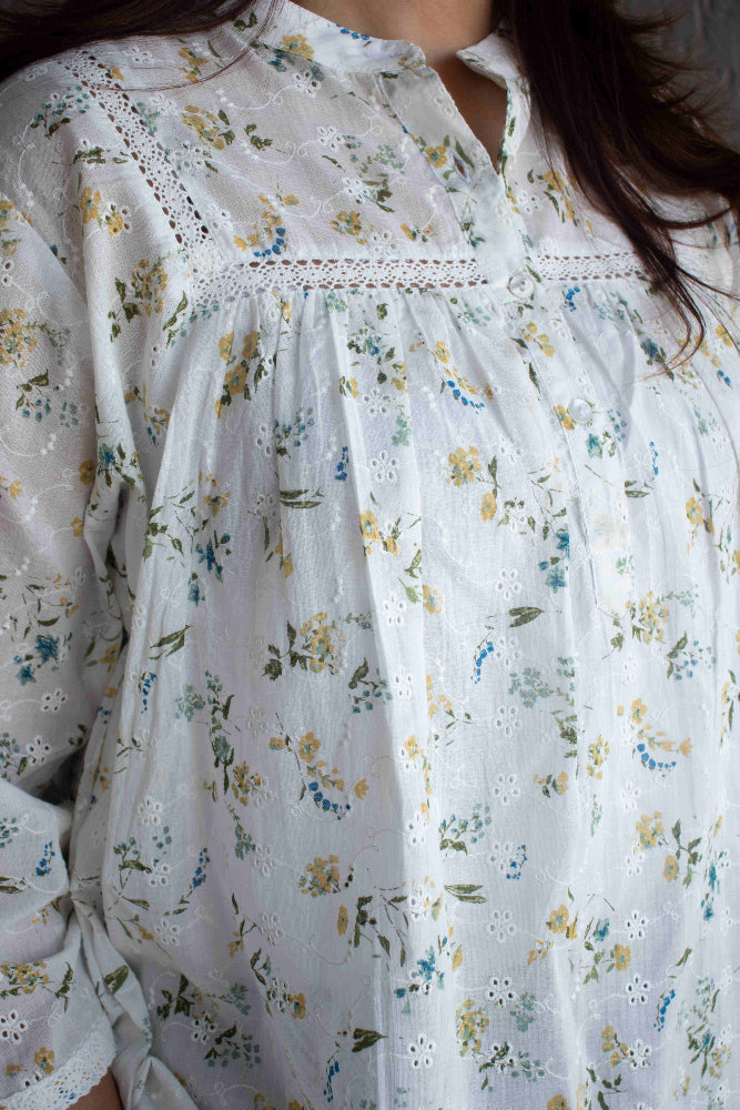 St Tropez Eyelet Top