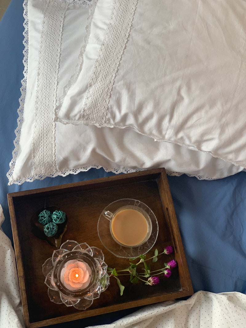 Jasmine Pillow Cases in White