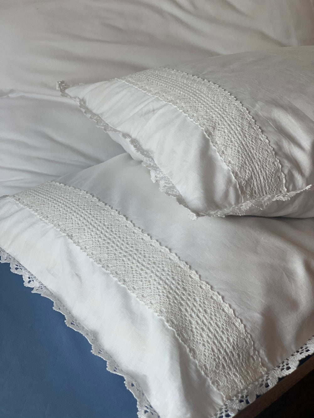 Jasmine Pillow Cases in White
