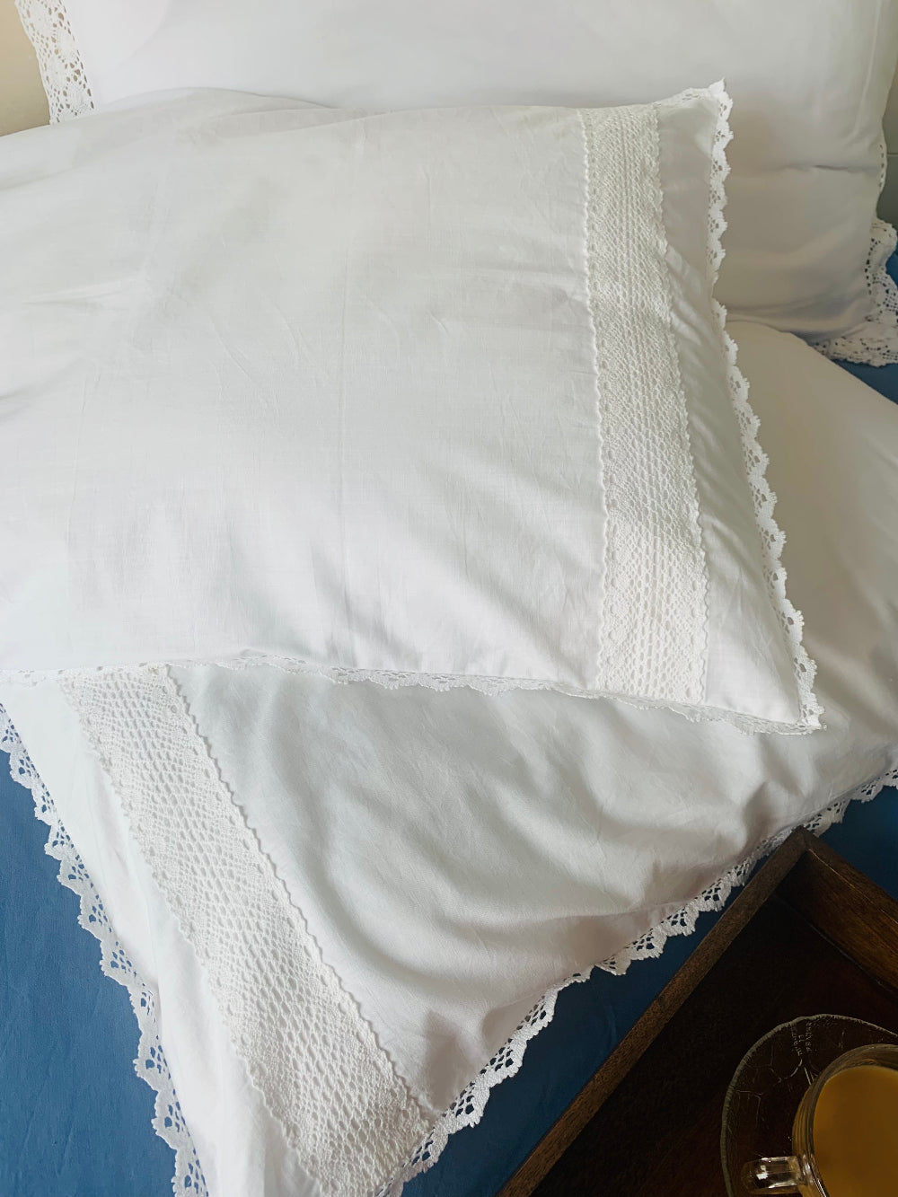 Jasmine Pillow Cases in White