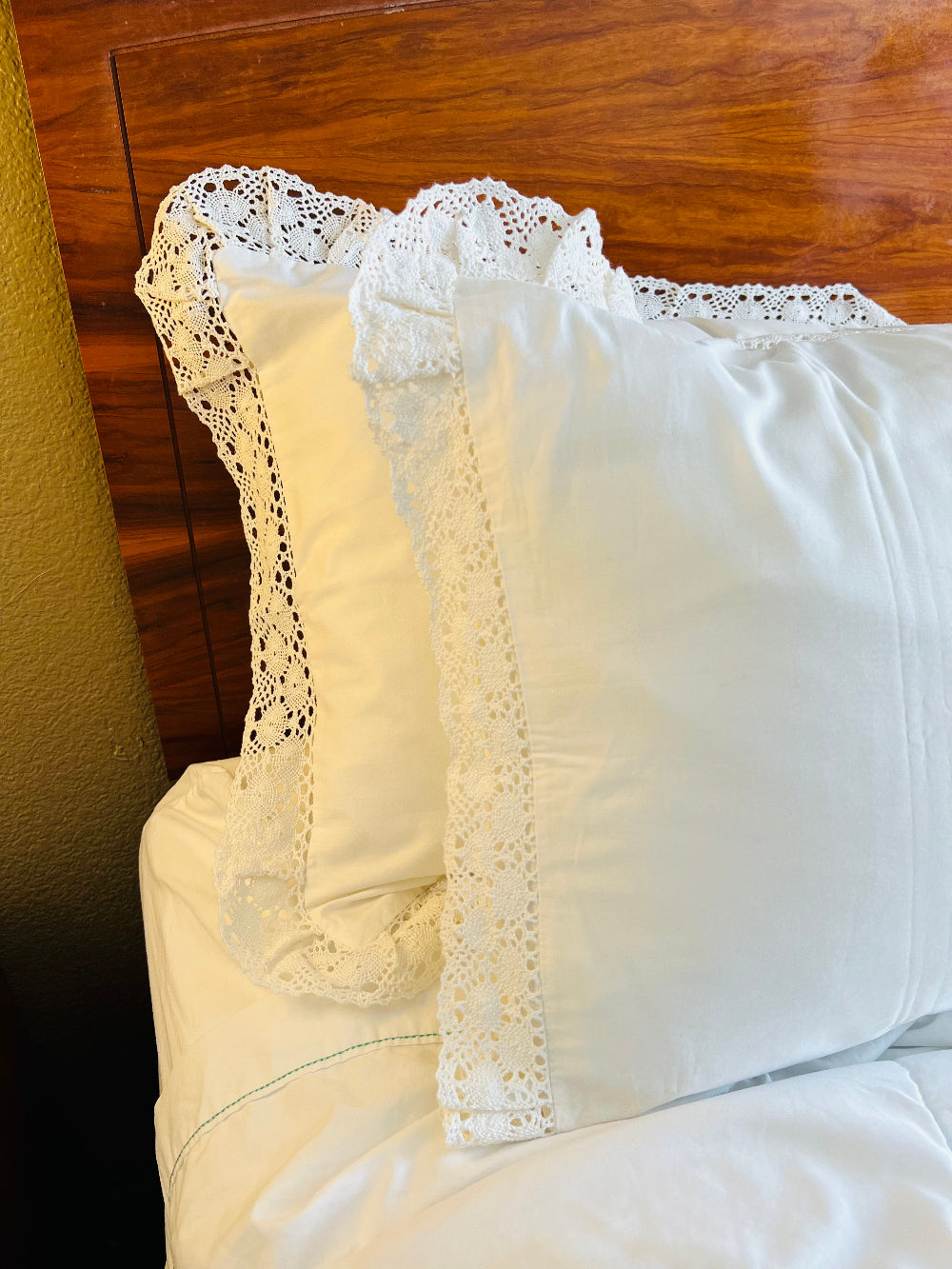 Crochet Clouds Lace Pillow Cases